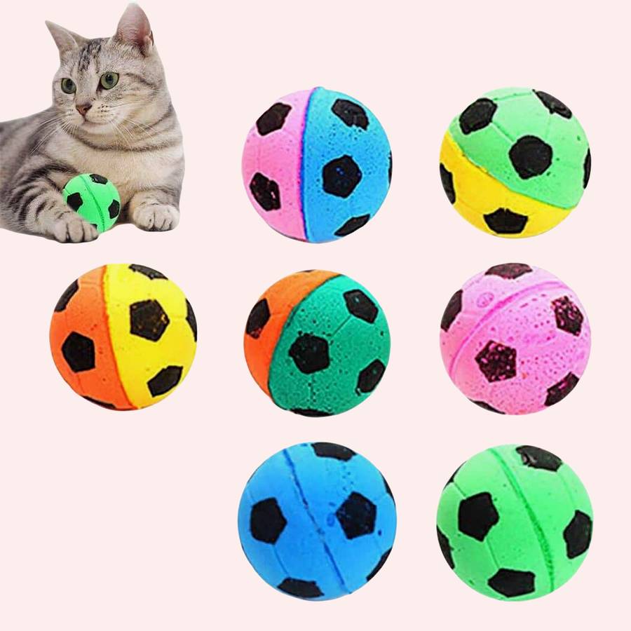 5 pièces de ballon de football en mousse souple