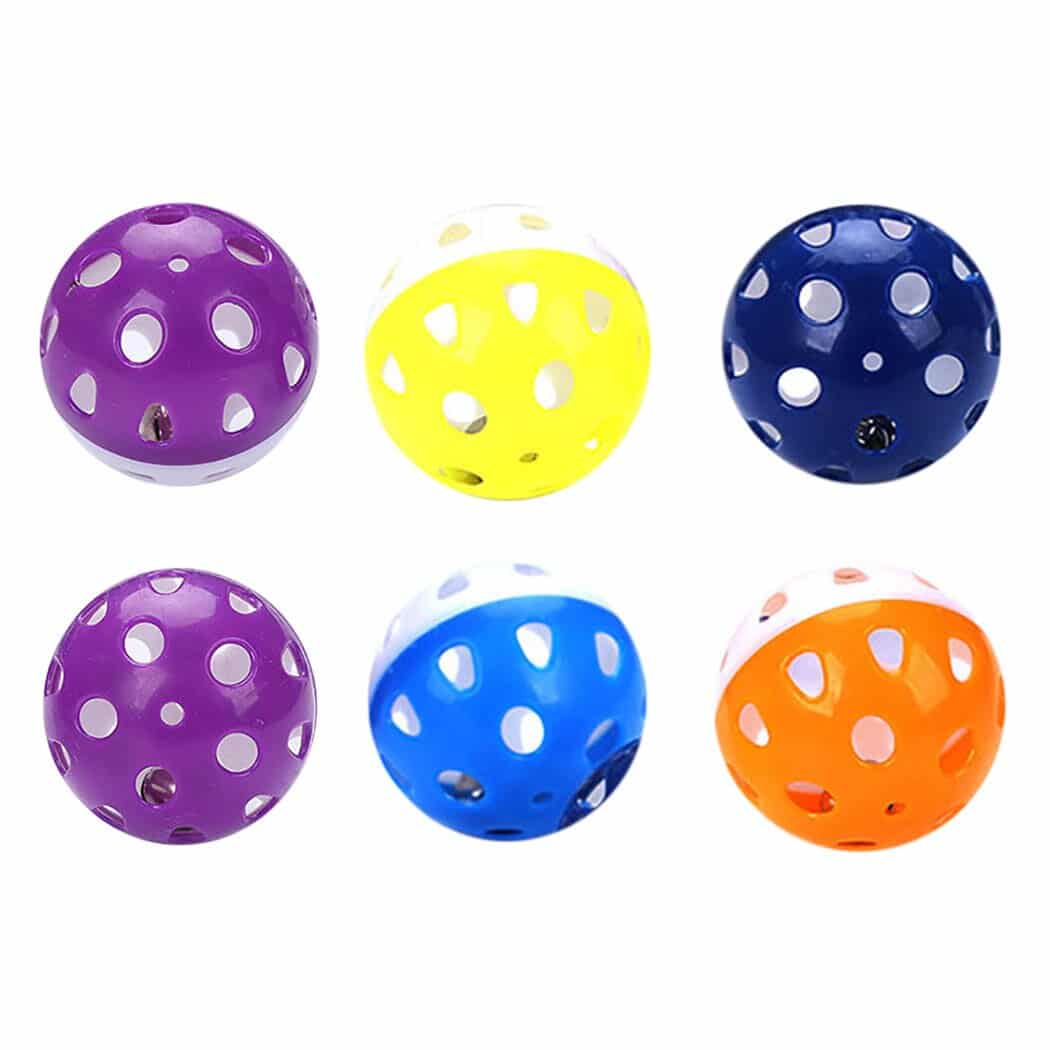 6 pièces de balle avec cloche pour chat – Image 2