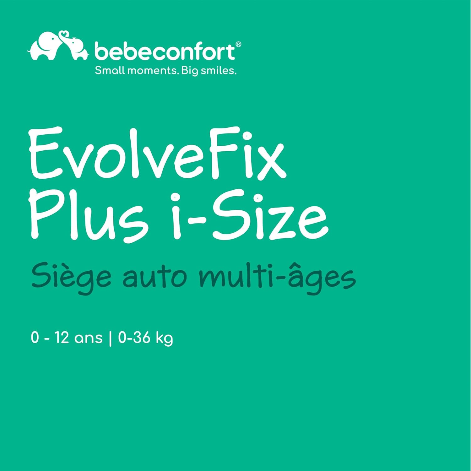 Bebeconfort EvolveFix Plus i-Size, Siège Auto 0-12 Ans, Tinted Black – Image 2