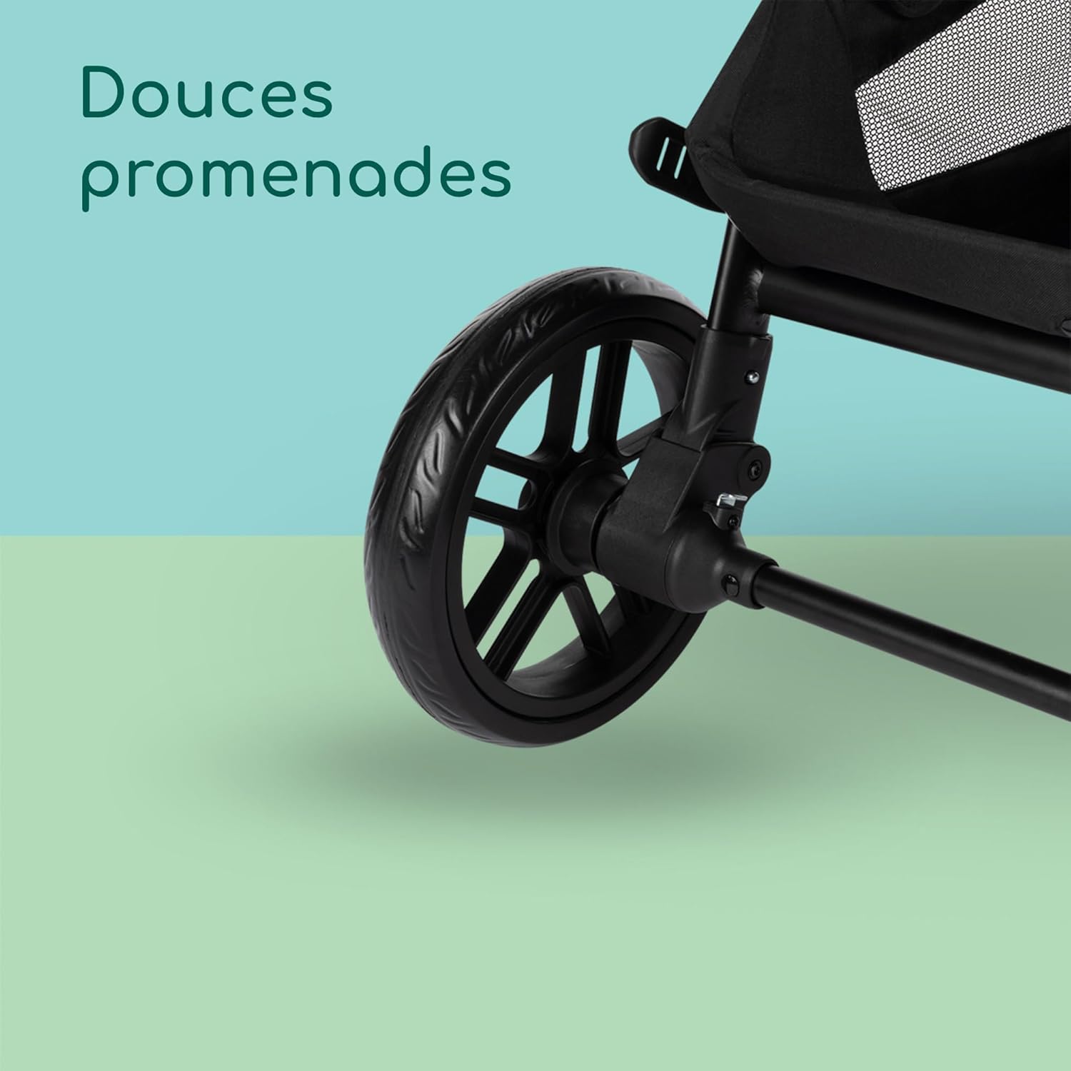 Poussette 3 en 1 Bebeconfort Luvia – Mineral Graphite, 0-4 ans, Siège auto et Nacelle inclus – Image 5