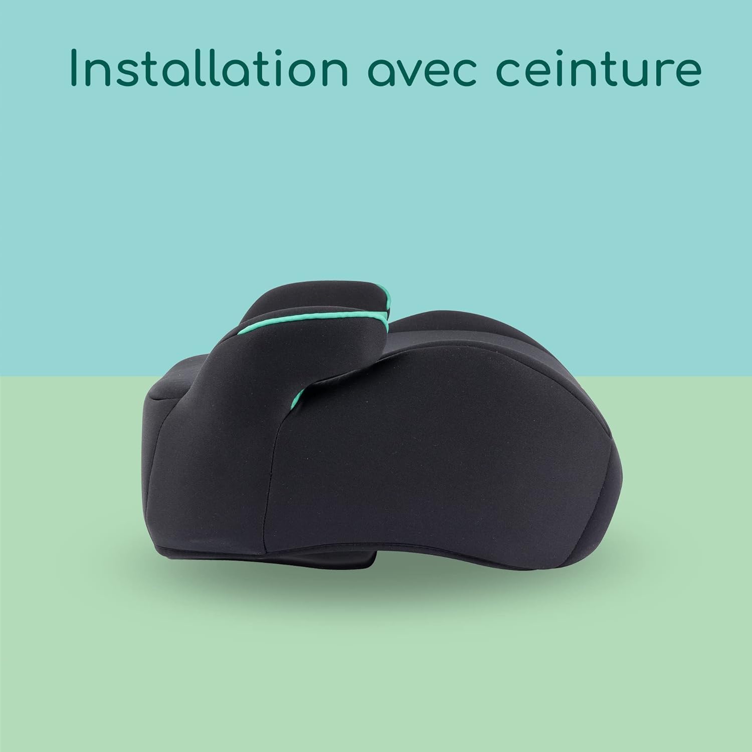 Bebeconfort Manga i-Safe, Réhausseur Voiture Groupe 3, 6-12 ans, Full Black – Image 3