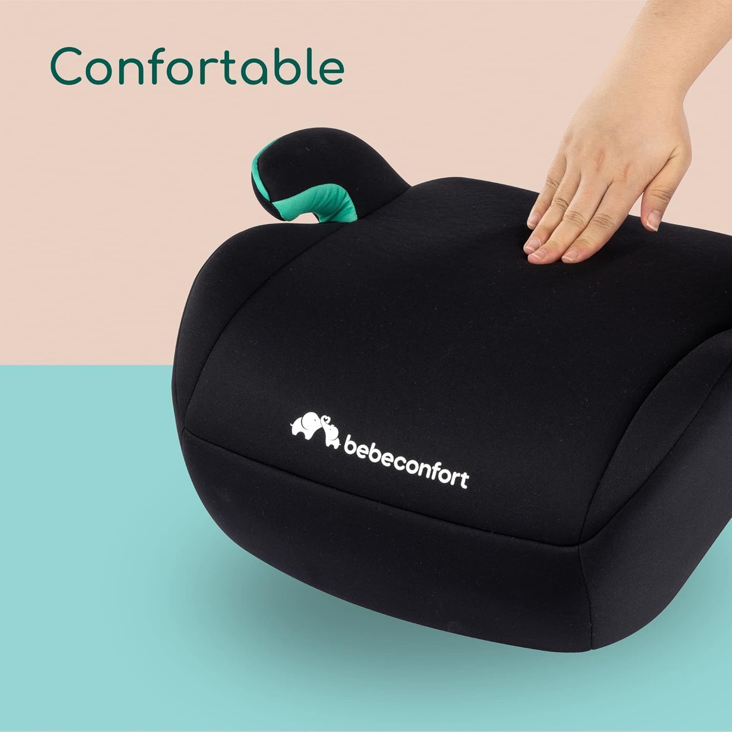 Bebeconfort Manga i-Safe, Réhausseur Voiture Groupe 3, 6-12 ans, Full Black – Image 5