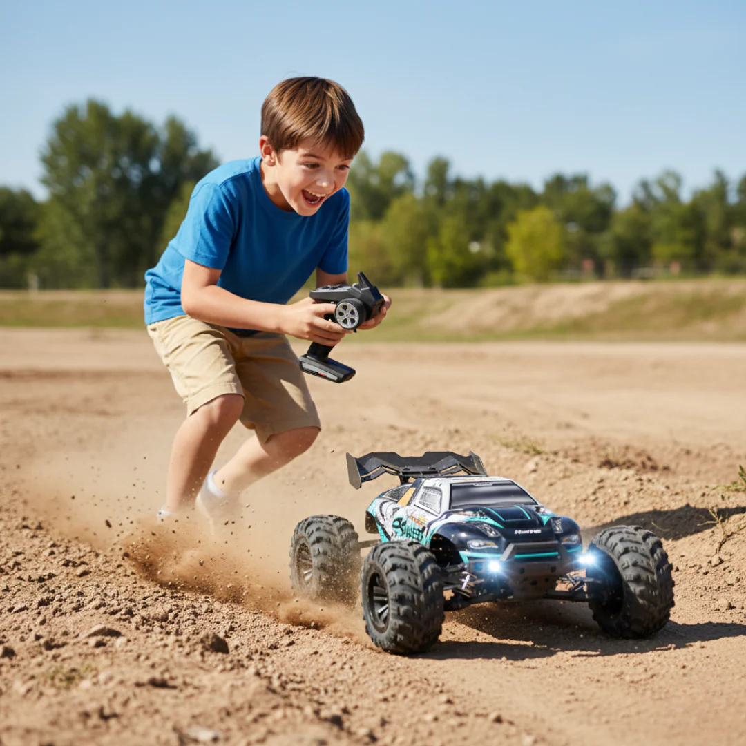 Monster Truck Télécommandé WLtoys 16101PRO – Brushless RC 1:16 70 km/h Tout-Terrain – Image 4