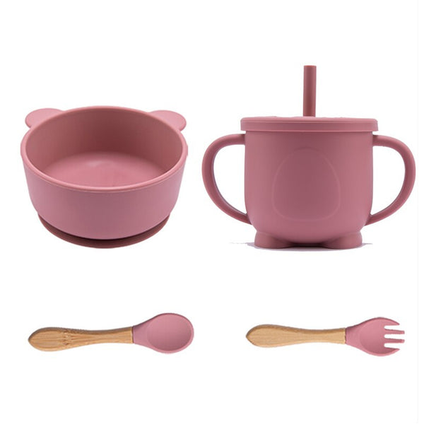 Ensemble repas tasse, bol et couverts – Petit pingouin – Image 7