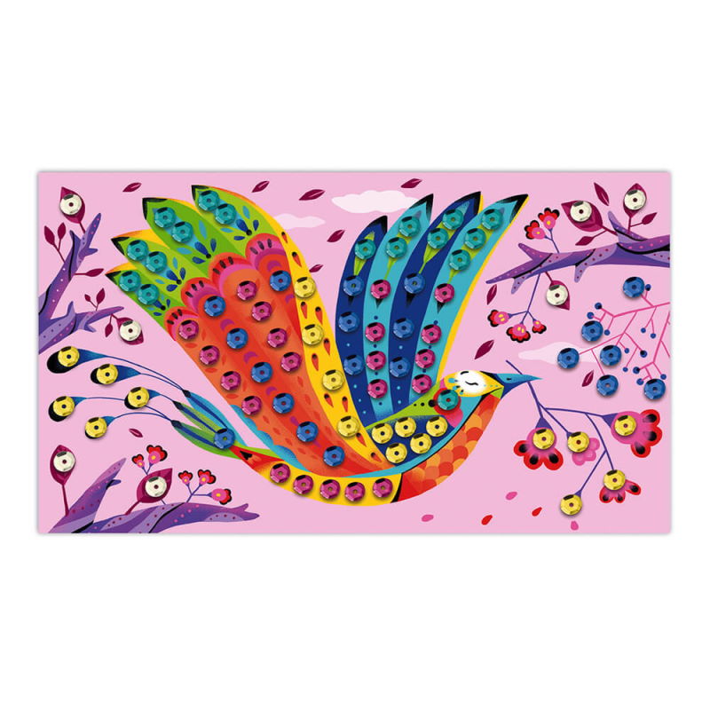 Kit Créatif – Sequins à Coller Jardin Merveilleux – Janod – Image 4