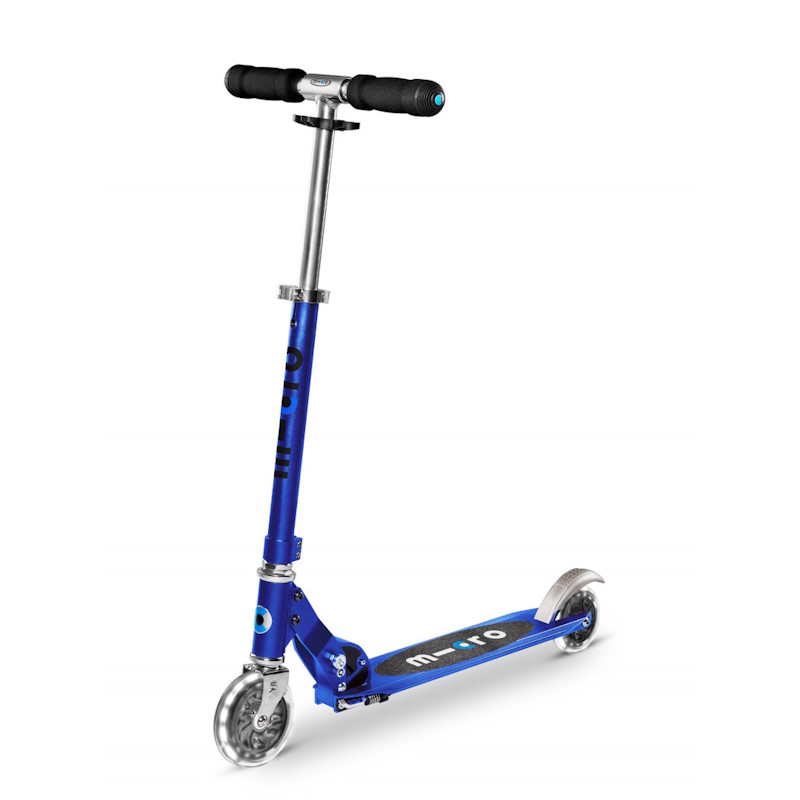 Trottinette Micro Sprite Bleu Saphir LED – Micro Mobility