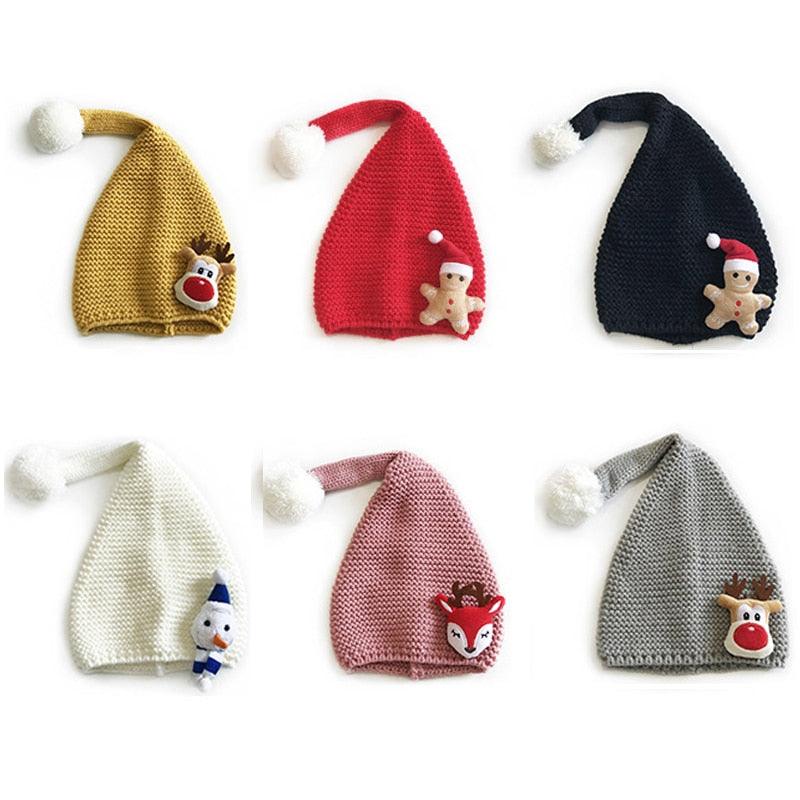 Bonnet Tricoté Noël Bébé