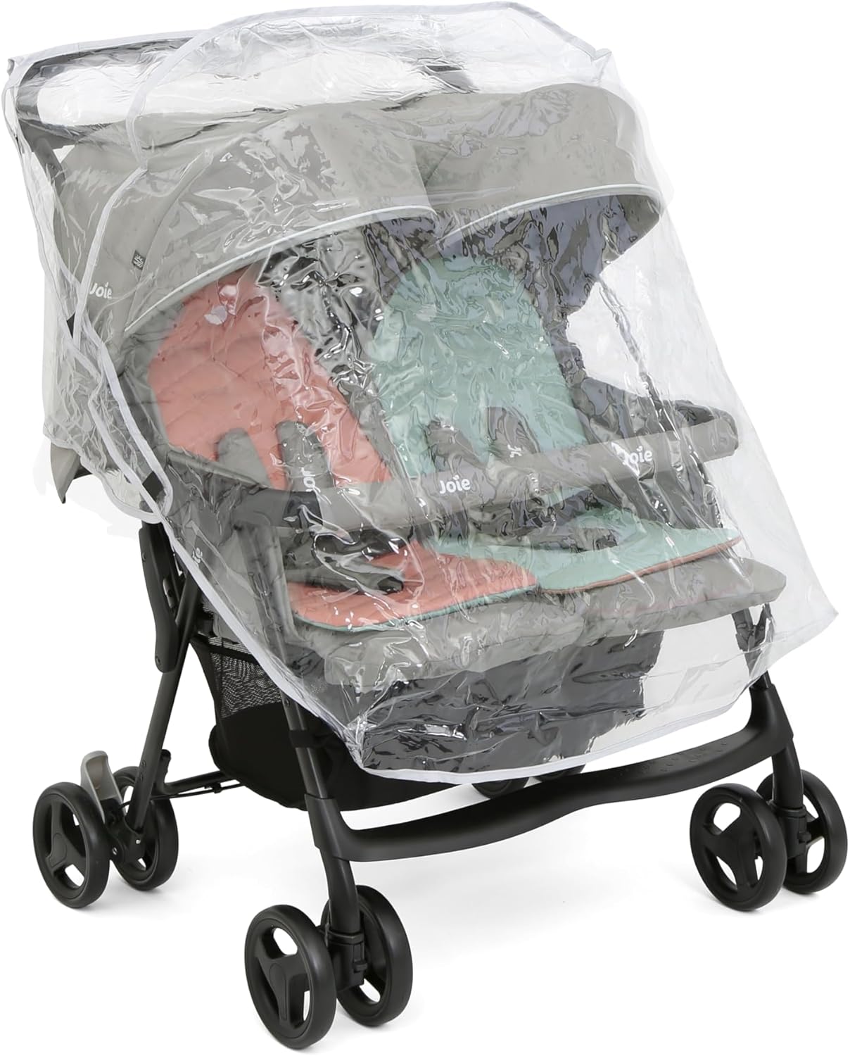 Poussette Double Joie Aire™ – Sièges Inclinables, Harnais 5 Points, Pliage Compact – Image 4
