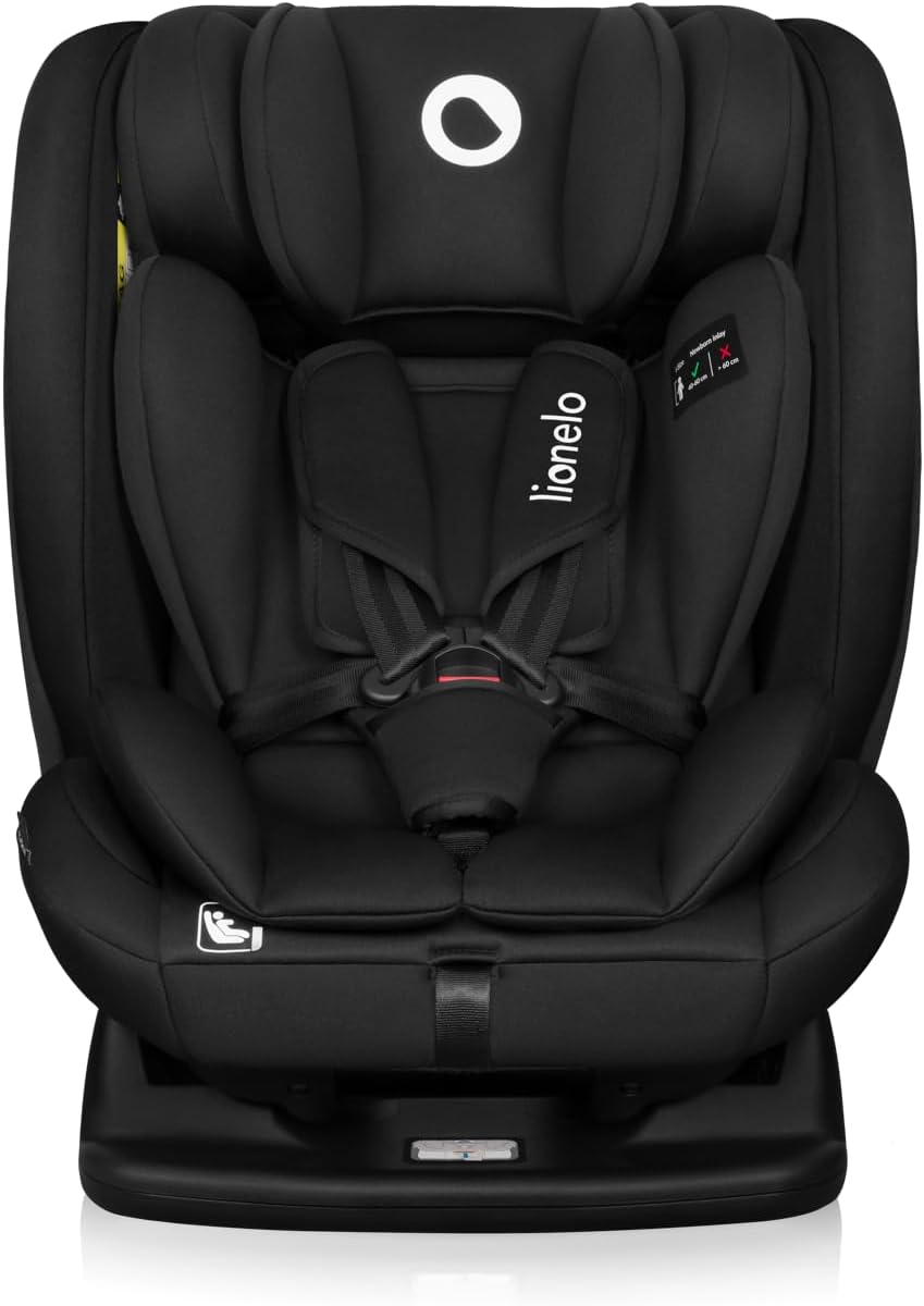 Siège Auto Bébé Lionelo Izzy i-Size – 40 à 150 cm, Universel, Noir – Image 3