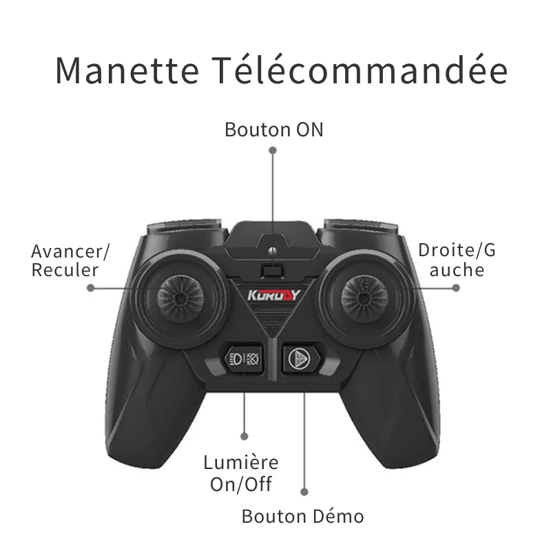 Tracteur Agricole Télécommandé 1:24 avec Lumières – Jouet RC Éducatif pour Enfants – Image 4