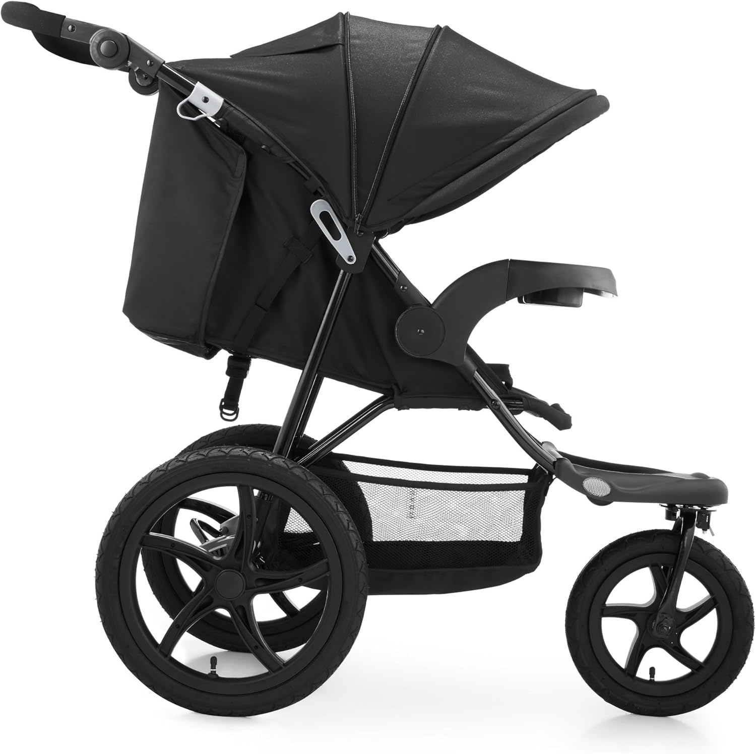 Poussette Moby-System Runner Mountain 3 Roues – Compacte, Pliable, Noir – Image 8