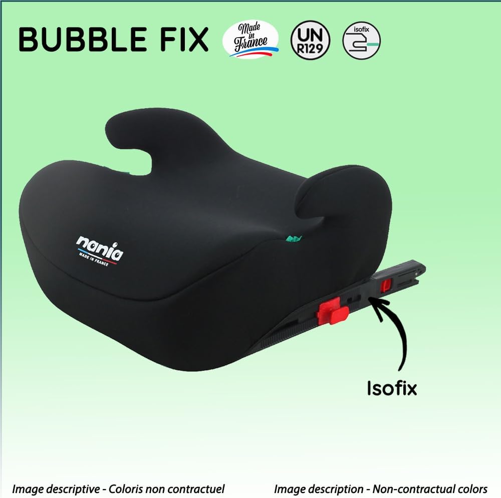 Nania Bubble Fix – Rehausseur Isofix i-Size 126-150 cm (8-12 ans) – Noir – Image 4