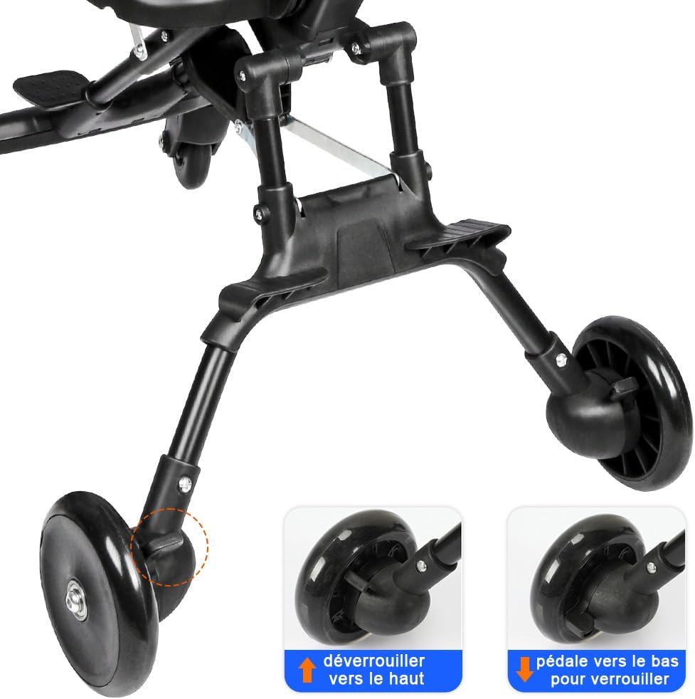 Poussette Canne Compacte OHMG – Légère, Pliable et Confortable (0-25kg) – Image 3