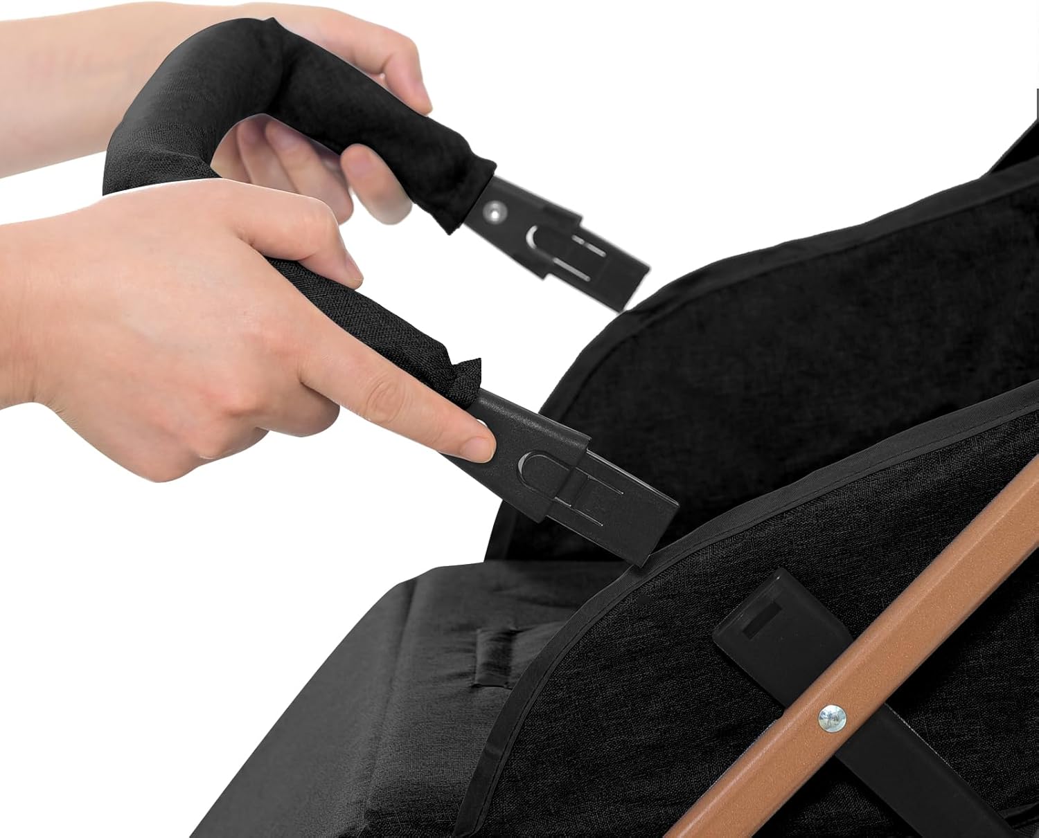 Poussette Compacte HUOLE – Léger & Pratique, de 0 à 4 Ans, Dossier Inclinable, Pliage Automatique – Image 3