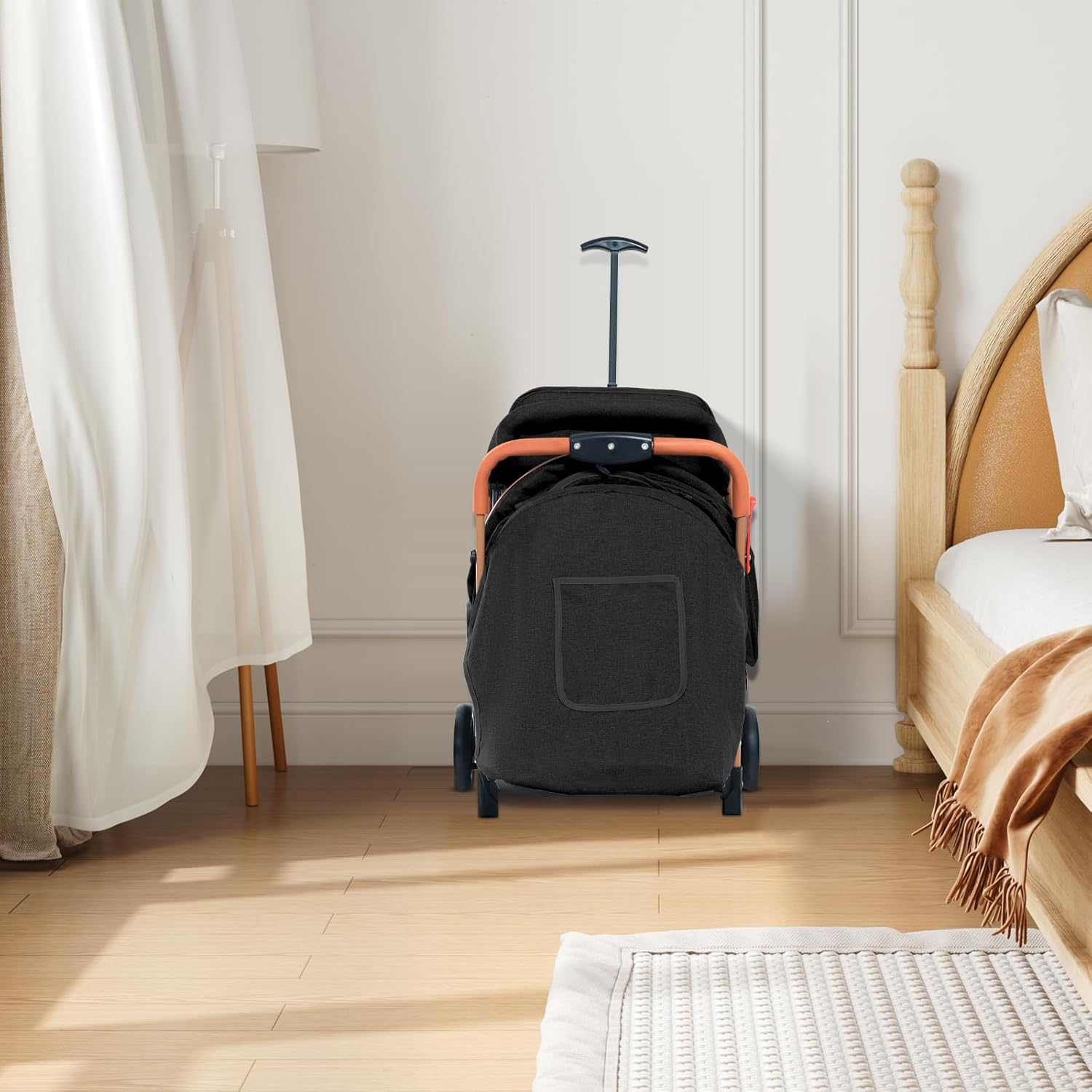 Poussette Compacte HUOLE – Léger & Pratique, de 0 à 4 Ans, Dossier Inclinable, Pliage Automatique – Image 8
