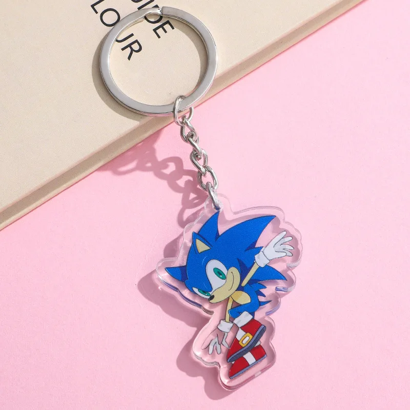Porte-clé Sonic the Hedgehog en Acrylique A1 – Image 3