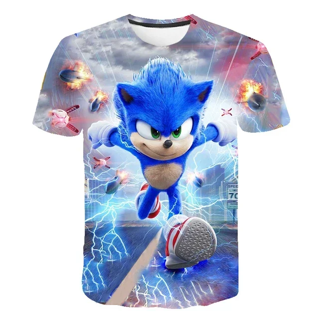 T-shirt Sonic the Hedgehog Pour Enfants A4 – Image 3