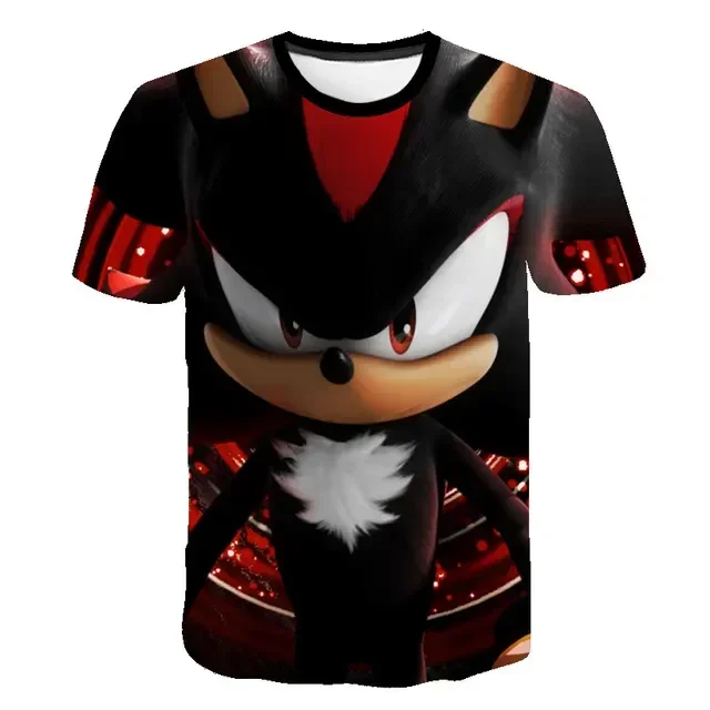 T-shirt Shadow the Hedgehog Pour Enfants A1 – Image 3