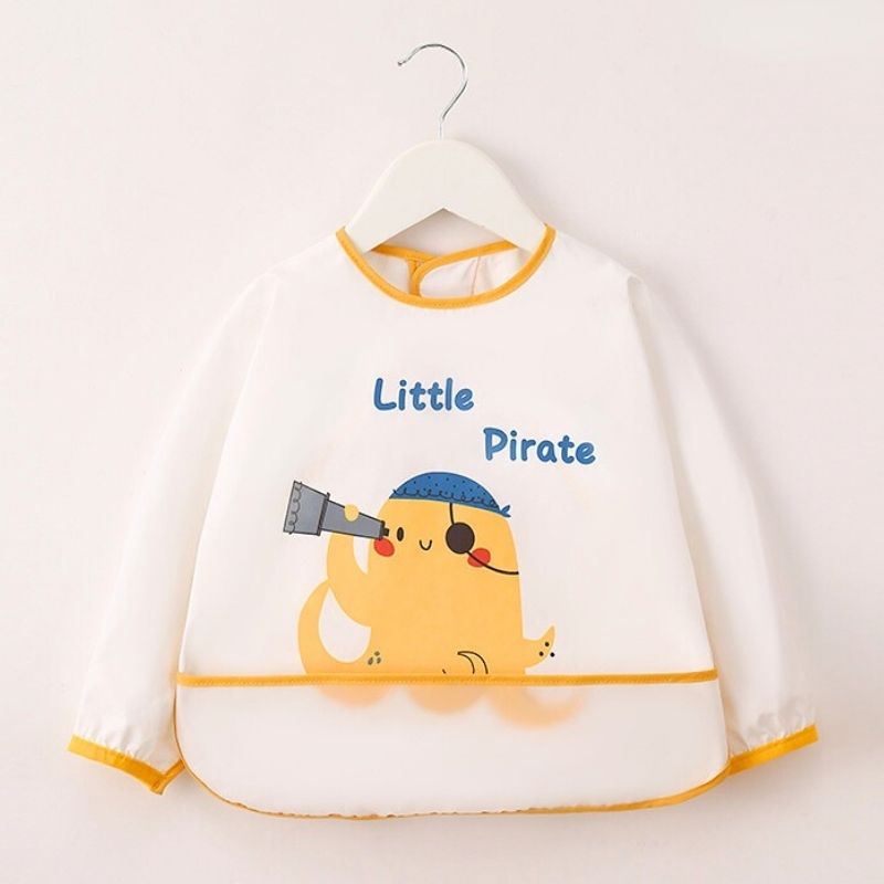 Bavoir Tablier Bébé Manche Longue Imperméable – Image 7