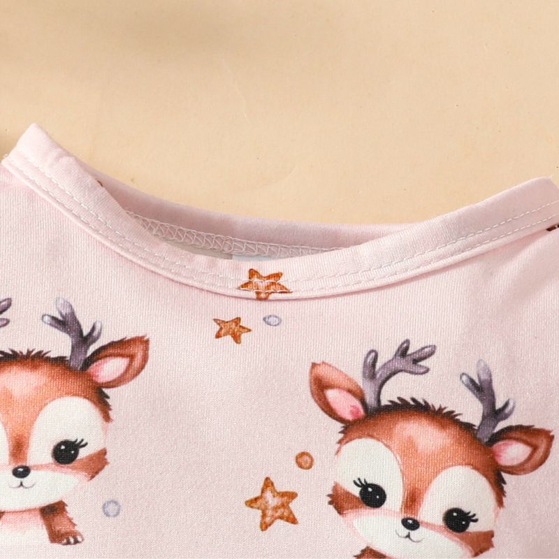 Tenue Premier Noël Bébé Fille Faon – Image 9