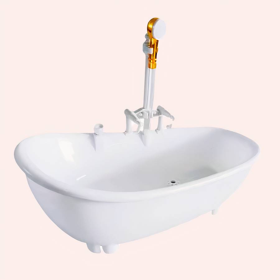 Fontaine à eau automatique forme baignoire pour chat