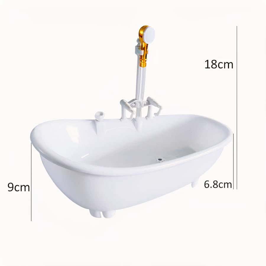 Fontaine à eau automatique forme baignoire pour chat – Image 4