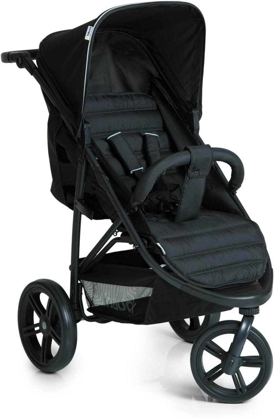 Poussette hauck Rapid 3 – Citadine 3 Roues, Pliable, Noir, Jusqu’à 25 kg