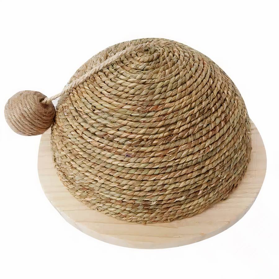 Jouet à gratter avec boule suspendue en sisal pour chat – Image 2