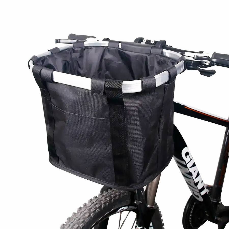 Panier de vélo noir en polyester pour chat – Image 6