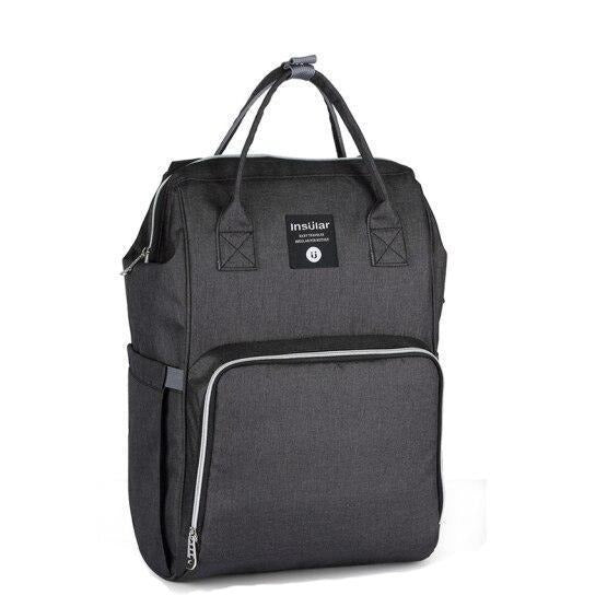 Sac à langer à dos (Noir)