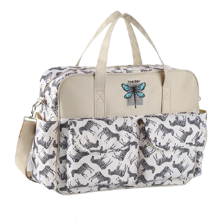 Sac à langer bandoulière – Zèbre