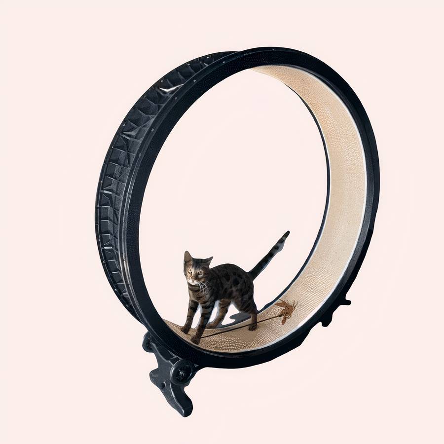 Roue de course pour chat