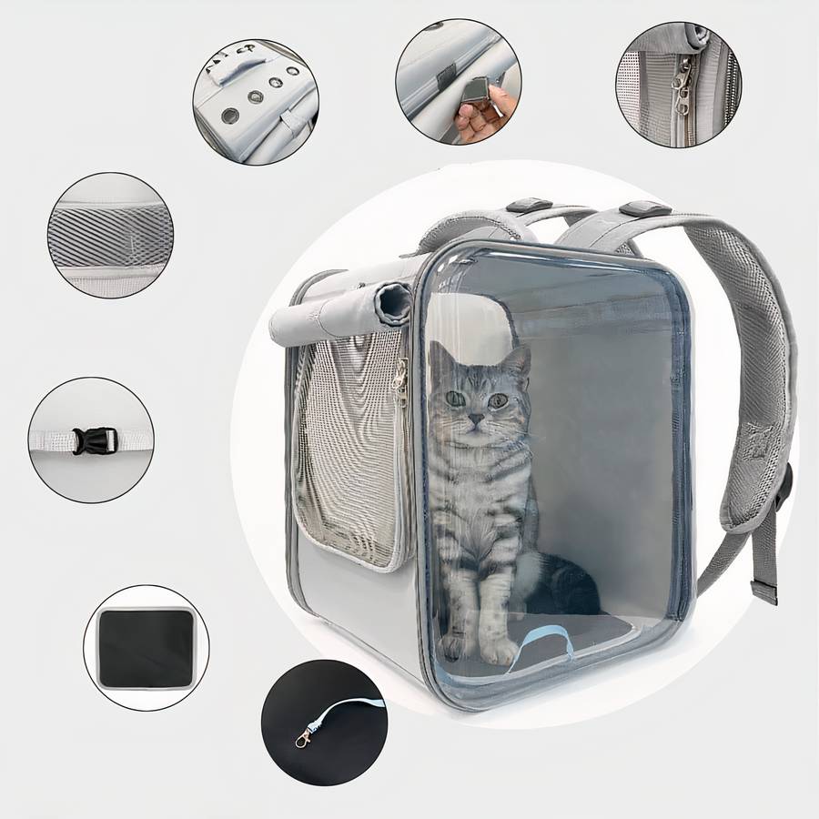 Sac de transport moderne pour chat – Image 3