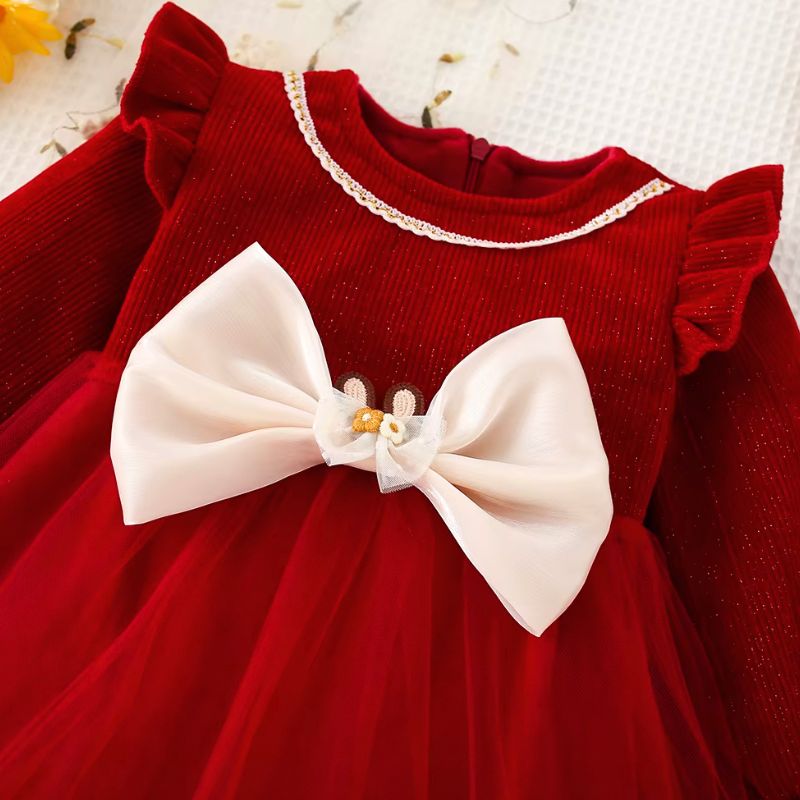 Robe De Fête Bébé Fille Chic – Image 5
